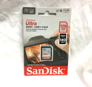 Tarjeta SanDisk Ultra PLUS 128GB SDXC UHS-1 SDSDUWC-128G-AN6IN y envío gratuito - Imagen 1 de 2