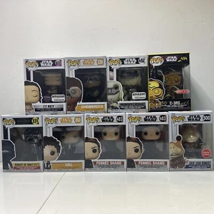 Star Wars Funko Pop Lot. 9 Total Pops. - Picture 1 of 19