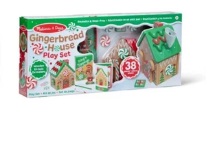 Melissa & Doug Gingerbread House playset 38 Pieces Christmas Wooden NEW - Picture 1 of 4