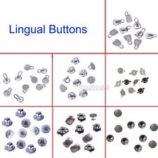 AZDENT Dental Orthodontic Lingual Buttons Bondable Round Base/ Button Chain