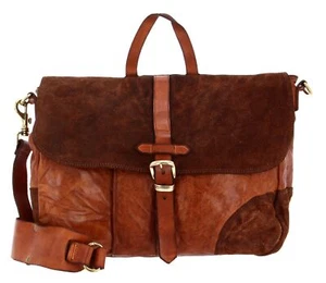 CAMPOMAGGI Briefcase M Businesstasche Tasche Cognac Neu - Bild 1 von 6