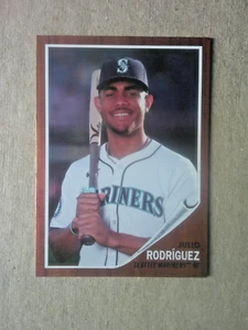 2025 Topps Heritage 25th Anniversary Holographic Foil #11 Julio Rodriguez - Bild 1 von 2