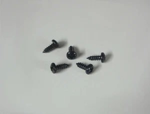 5x Blechschraube 3,5x9,5 Linsenkopf schwarz Vgl.Nr N0139575 90014304907 Oldtimer - Bild 1 von 2