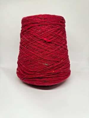 Cono de tejer a máquina Pennsylvania by Spunfibers - 1+ lb nub de acrílico - Borgoña Foto 1 de 4