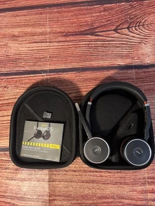 Jabra Evolve 75 HSC040W Cuffie Stereo Wireless Cancellazione Rumore Nero e Dongle - Foto 1 di 10
