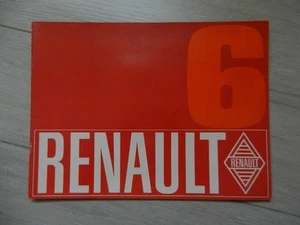 Catalogue Renault 6 1969 - Bild 1 von 2