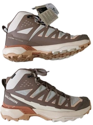 Salomon X Ultra 360 Edge MID GTX Gore Tex Mujer Marrón Zapatos Nuevos Foto 1 de 4
