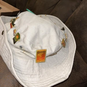 Vintage Australien Neuseeland Hut mit 16 Pinbacks - Bild 1 von 7