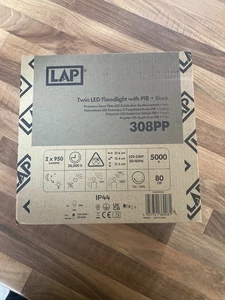 Nuevo Proyector LED Doble LAP - Negro 308PG - 2 x 950 lúmenes 5000K - Imagen 1 de 10