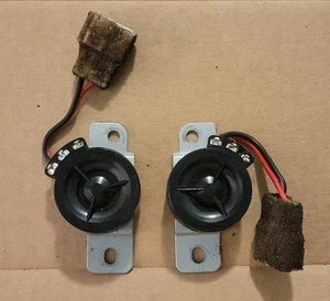 1998-2002 Subaru Forester Door Panel Tweeters Audio Mini Speakers Set OEM - Bild 1 von 4