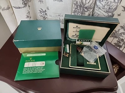 Rolex Genuine Watch Box For Ladies 2 Tone 18k Datejust With Extra Link. - Image 1 of 3