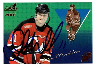 John Madden - Signed 2000-01 Pacific Aurora Card #84 - Image 1 of 2