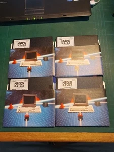PC MASTER MS DOS 3.2 3.3 : 4 FLOPPY DISK GR. EDIT. JACKSON - Lotto NO COMMODORE - Foto 1 di 9
