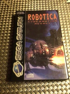 Sega Saturn Jeu Robotica. Pal Version.Boîte Et Jeu Et Notice - Foto 1 di 20