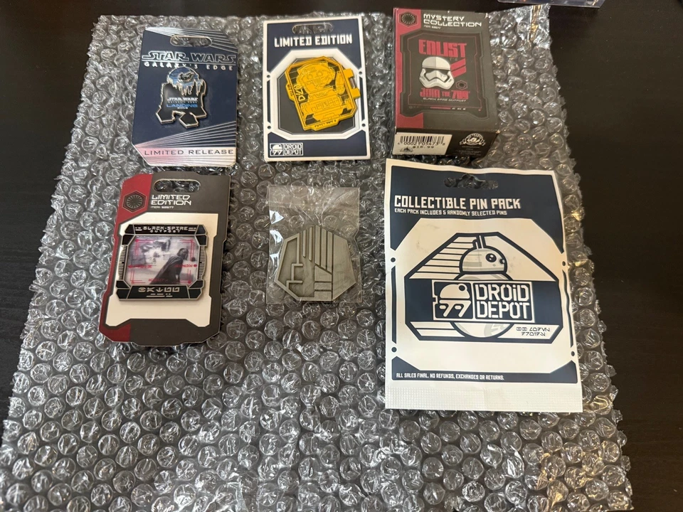 星球大战 Galaxy's Edge Savi 的工作室电源和控制销 Ver1 + 5 Lim。 Ed胸针 — 第 1/1 张图片