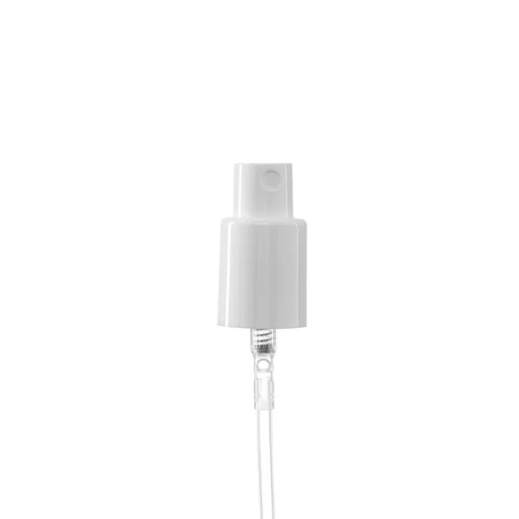 18/415 White Polypropylene Denail Finger Sprayer with Tall Smooth Collar (24) - Image 1 of 1