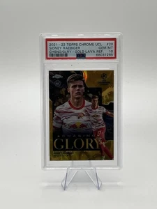 2021 TOPPS CHROME CHAMPIONS LEAGUE CHASING GLORY #20 SIDNEY RAEBIGER PSA 10 - Picture 1 of 2