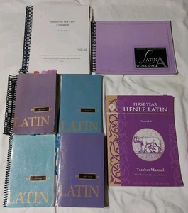 7 Book Lot of Latin Grammar & First Year & Conversations & Teacher Manual  - Bild 1 von 5