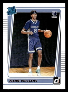 Ziaire Williams 2021 Donruss #248 Memphis Grizzlies - Imagen 1 de 2