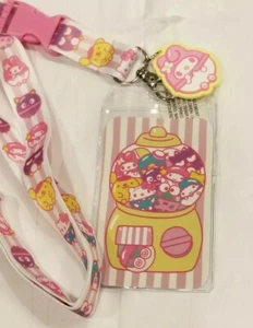 Loungefly Sanrio Hello Kitty And Friends Gumball Machine Lanyard ID Holder NEW - Picture 1 of 7
