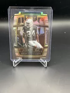2021 Panini Select - Concourse Silver Prizm Die-Cut #40 Charles Woodson - Foto 1 di 2