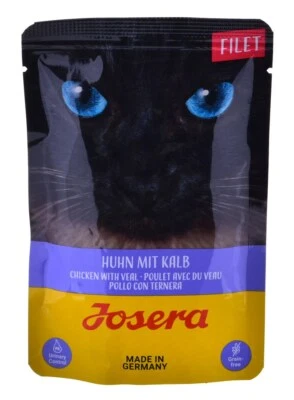 4032254750277 JOSERA Hühnerfilet mit Kalbfleisch - Nassfutter für Katzen - 70 g  - Bild 1 von 2
