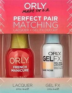 Orly Perfect Pair Matching Gel & Polish Duo (Nail polish 0.5oz & Gel Fx 0.33oz) - Picture 1 of 70
