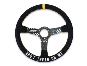 PRP Don’t Tread on Me Deep Dish Suede Steering Wheel - Picture 1 of 6