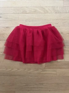 Red Tutu Ruffled Tulle Skirt Small Size 6 Circo EUC ❤️ - Picture 1 of 3