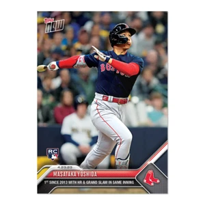 Masataka Yoshida - 2023 MLB TOPPS NOW Card 173 - RC Rookie HR and Grand Slam - Picture 1 of 2