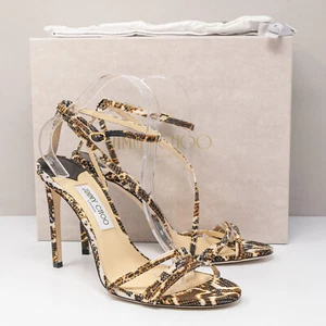 Jimmy Choo Tesca 100, Size 41 (11 US) Orca Mix Heels - Picture 1 of 8