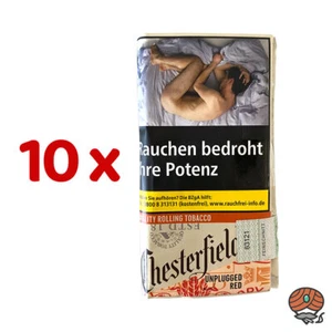 Chesterfield Unplugged Red / Rot Drehtabak ohne Zusätze 10x à 30g