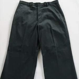 Pantalone elegante uomo Express poliestere elasticizzato piatto davanti grigio scuro taglia 36x32 - Foto 1 di 6