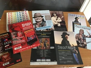 SANTANA - LOT DE 9 RARE PLAN MÉDIA - FRENCH PRESS/KIT !!!!!!!!!!!!!!!! - Imagen 1 de 1