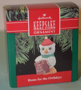 Vintage 1990 Hallmark Keepsake Ornament - Home for the Owlidays - Picture 1 of 8