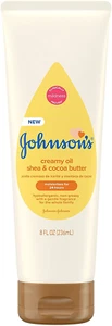 Cremiges Öl für Baby mit Shea & Kakaobutter, feuchtigkeitsspendende Körperlotion mit Gent - Bild 1 von 12