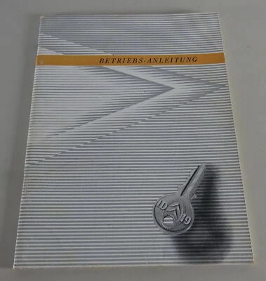 Manuale Di Istruzioni Citroen ID 19 Edizione 11/1957 Foto 1 de 4