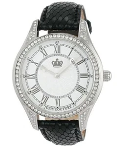 Orologio JUICY COUTURE da donna nero vivace esotico tono argento 1900798 NUOVO - Foto 1 di 3