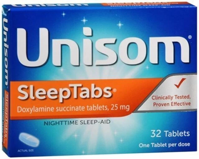 Unisom SleepTabs Night Time Sleep Aid 32 Tablets 25 mg NEW IN BOX - Image 1 of 1