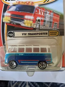 MATCHBOX VW TRANSPORTER #12/75 2003 RELEASE 1/64 MINT ON CARD FREE SHIP - Picture 1 of 2