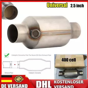 Φ 63mm 2.5'' Universal Katalysator Edelstahl 400 Zellen Edelstahl Caberre DE. - Bild 1 von 17