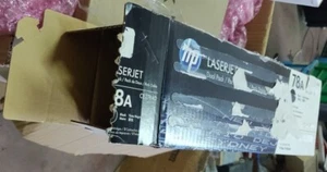 Genuine HP CE278A CE278AD 78A Black LaserJet Toner Cartridge - NEW Opened Box - Picture 1 of 1