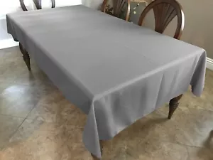 Solid Durable Polyester Tablecloth Kitchen Party Picnic Wedding Events Decor - Picture 1 of 35