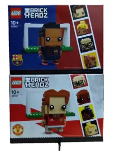 LEGO Brickheadz 40541 & 40542 Manchester Utd Barcelona Go Brick Me sealed - Picture 1 of 1