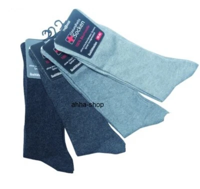 5056 Diabetikersocken Gesundheitssocken ohne Gummizug weiter Bund Damen Herren  - Bild 1 von 4