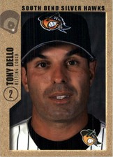 2005 South Bend Silver Hawks Grandstand #28 Tony Dello CO