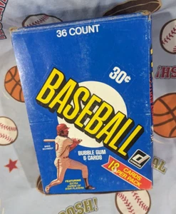 1981 Donruss Baseball Hobby Box 1ST Print Errors Box - Picture 1 of 2
