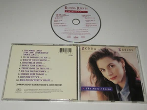  Ronna Reeves ‎– The More I Learn  / Mercury ‎– 314-510 847-2  CD ALBUM  - Picture 1 of 3