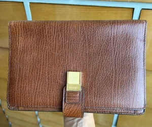 VINTAGE BALLY LEATHER MEN CLUTCH BAG (NEW🆕-NEVER BEEN USED) - Imagen 1 de 11
