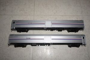 Lot of 2 HO Walthers Amtrak Baggage Car US Mail 